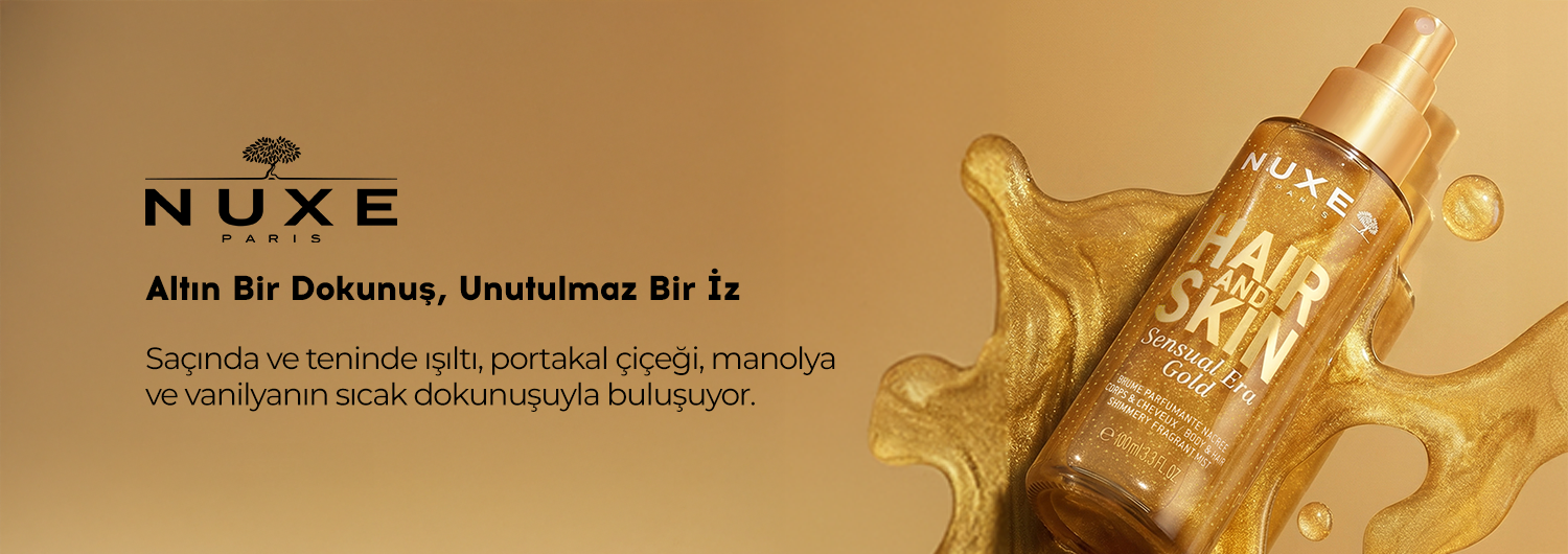 Nuxe Sensual Era Gold Saç ve Vücut Spreyi Lansman Banner