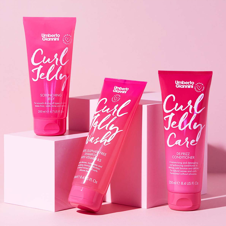 Umberto Giannini Curl Jelly bukle belirginleştirici saç bakım ve şekillendirme ürünleri