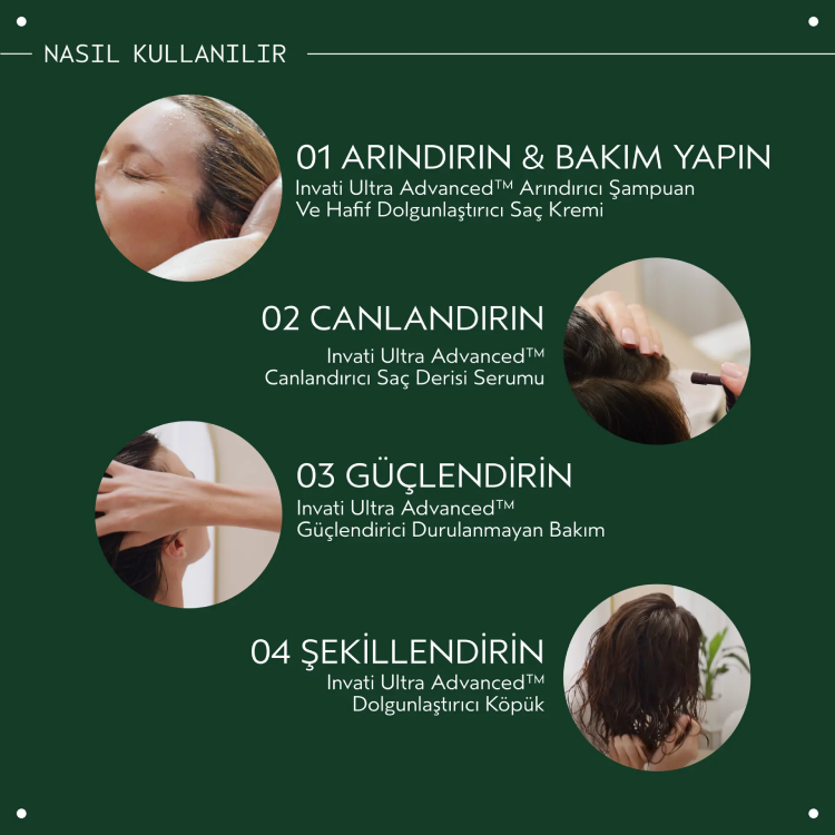 Aveda 4 adım kullanım