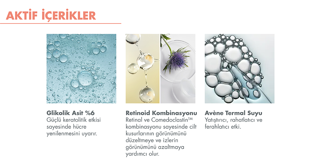 Avene Cleanance Comedomed Aktif İçerikler