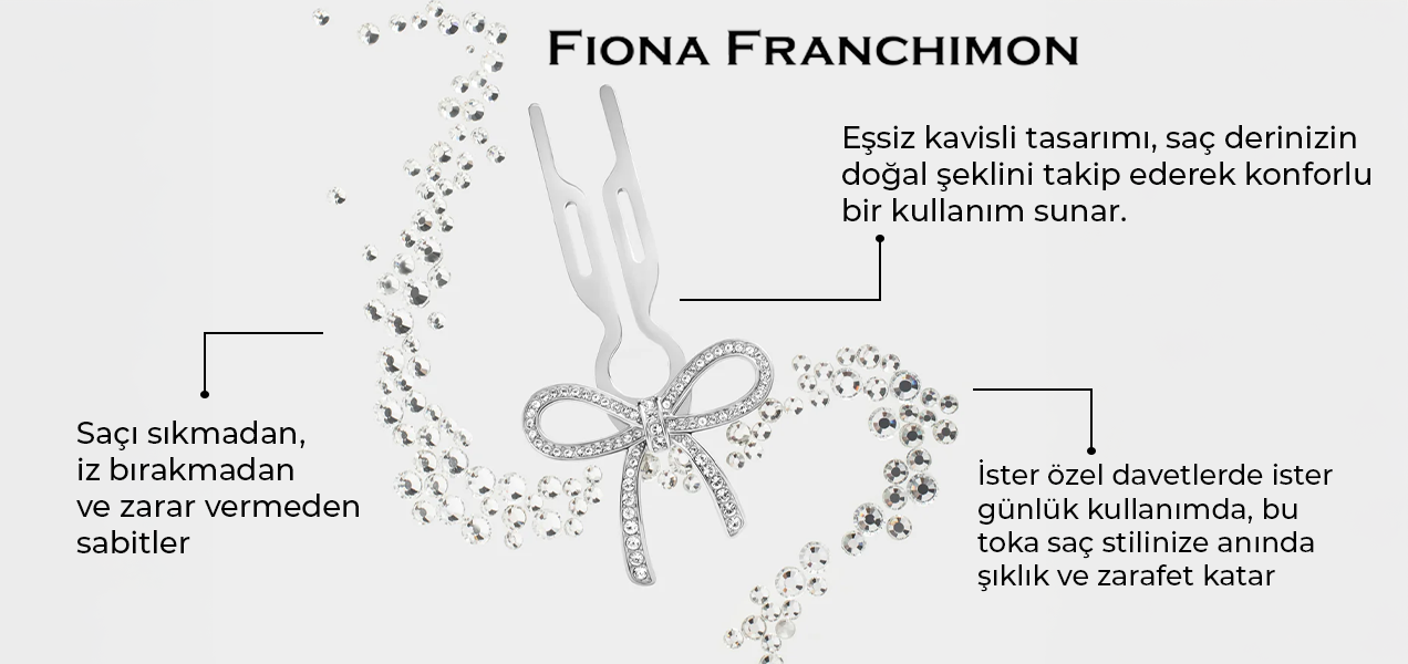 Fiona Franchimon Swarovski Taşlı Toka