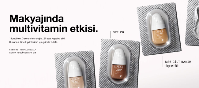 Clinique ile Makyajında Multivitamin Etkisi