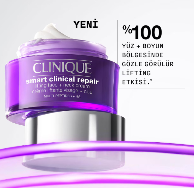 YENİ Clinique Smart Clinical Repair™ Lifting Etkili Yüz + Boyun Nemlendirici