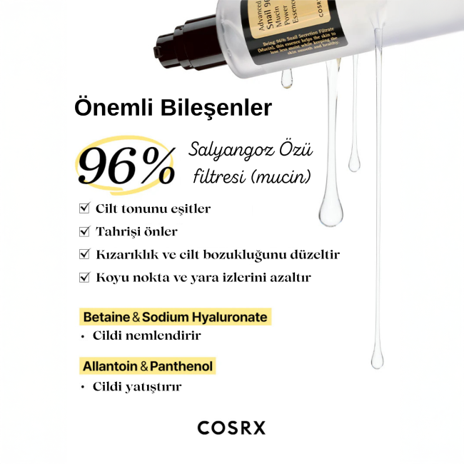 COSRX Advanced Snail – Onarıcı Etki