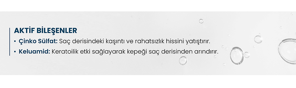 Ducray Losyon - Aktif Bileşenler: Çinko Sülfat ve Keluamid