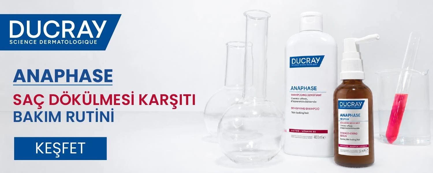 Ducray Anaphase Saç Dökülmesi Karşıtı Bakım Rutini