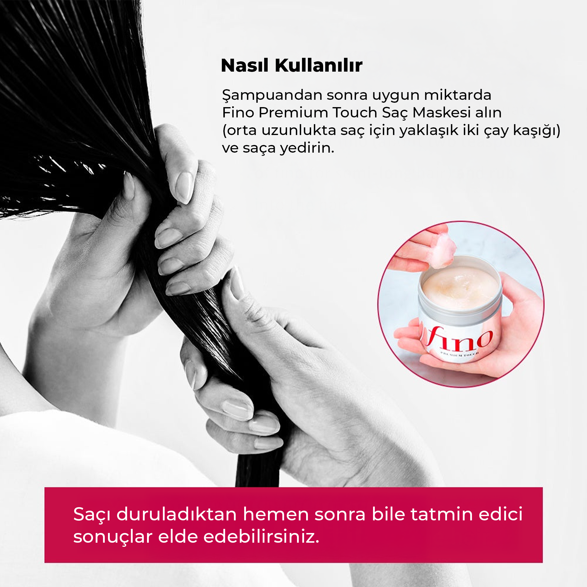 Fino Premium Touch saç maskesi nasıl kullanılır?