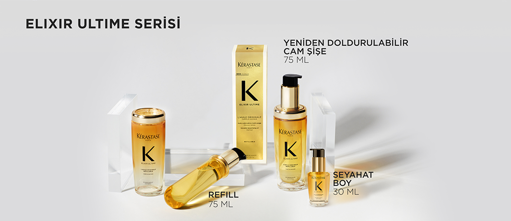 Kerastase Elixir Ultime seri cam şişe