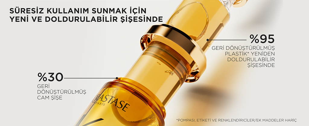 Kerastase Elixir Ultime dolum süreklilik için yeni ve doldurulabilir şişede