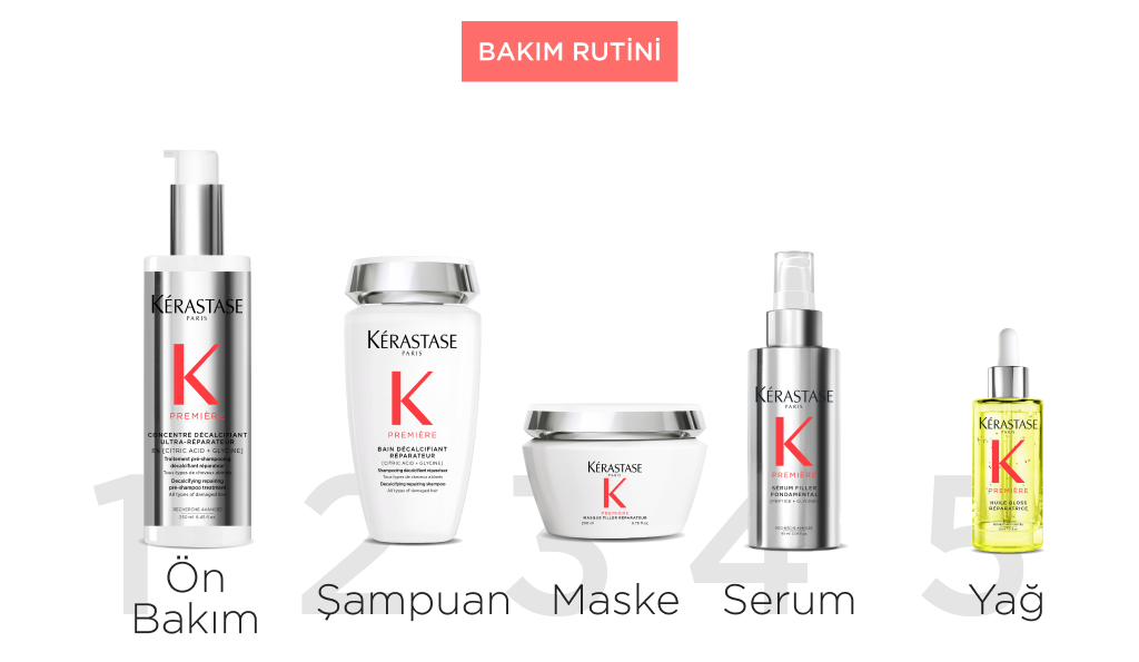 Kerastase Premiere 5 Adımlı Bakım Rutini