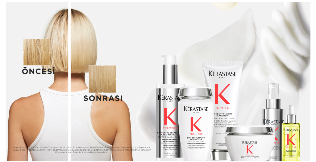 Kerastase Premiere Öncesi Sonrası Saç Karşılaştırması