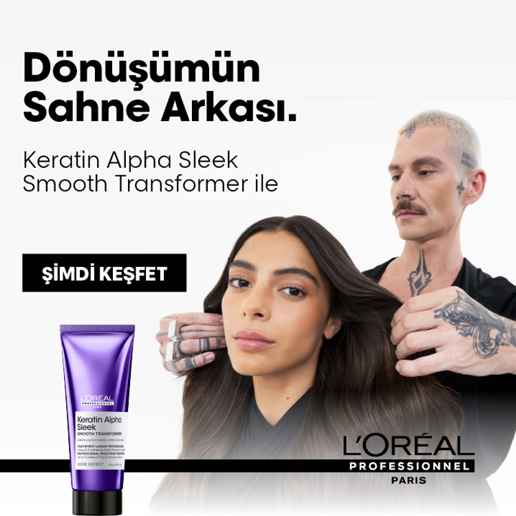 L’Oréal Professionnel Serie Expert Keratin Alpha Sleek Smooth Transformer - Dönüşümün Sahne Arkası görseli