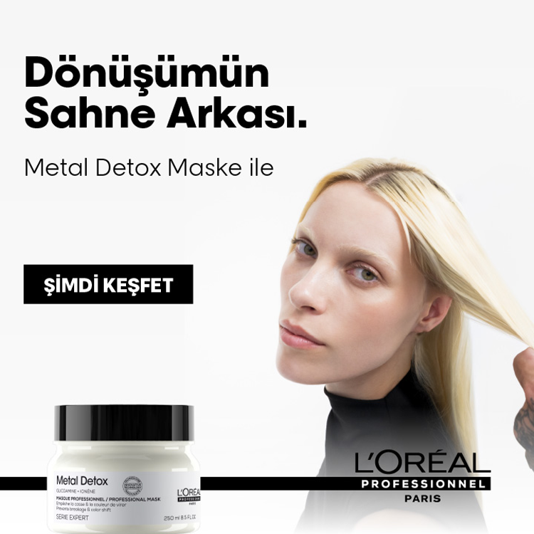 L’Oréal Professionnel Serie Expert Metal Detox Maske - Dönüşümün Sahne Arkası görseli