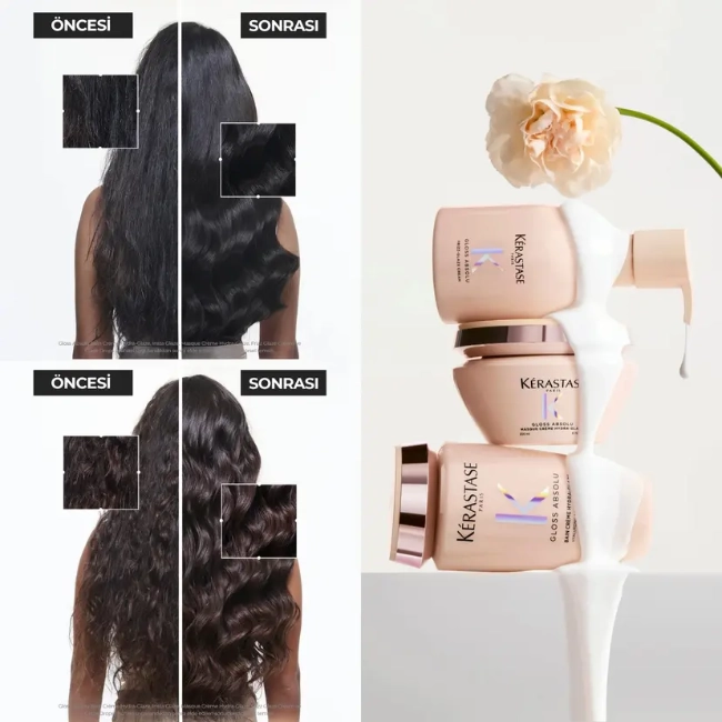 Kérastase Frizz-Glaze Cream kalın telli saçlar için elektriklenme karşıtı nem koruması