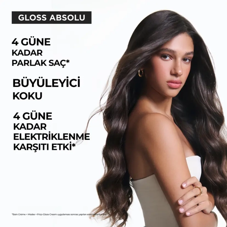 Kérastase Gloss Absolu 4 güne kadar parlaklık ve pürüzsüzleştirici etki
