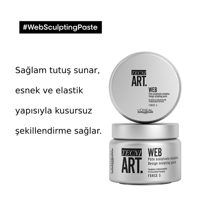Loreal Professionnel Paris Tecni Art Web Sağlam Tutuş Sağlar.