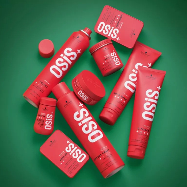 Schwarzkopf Osis+ Mess Up Texture Matte Paste, doğal ve mat bir görünüm elde etmek isteyenler için ideal bir saç şekillendirici pastadır.