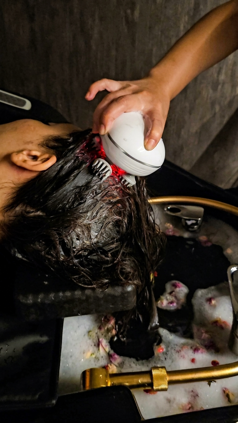 Hair spa seansı