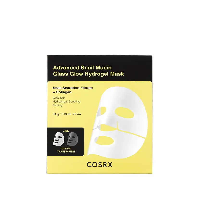 COSRX Snail Mucin Glass Glow Hydrogel Kağıt Maske