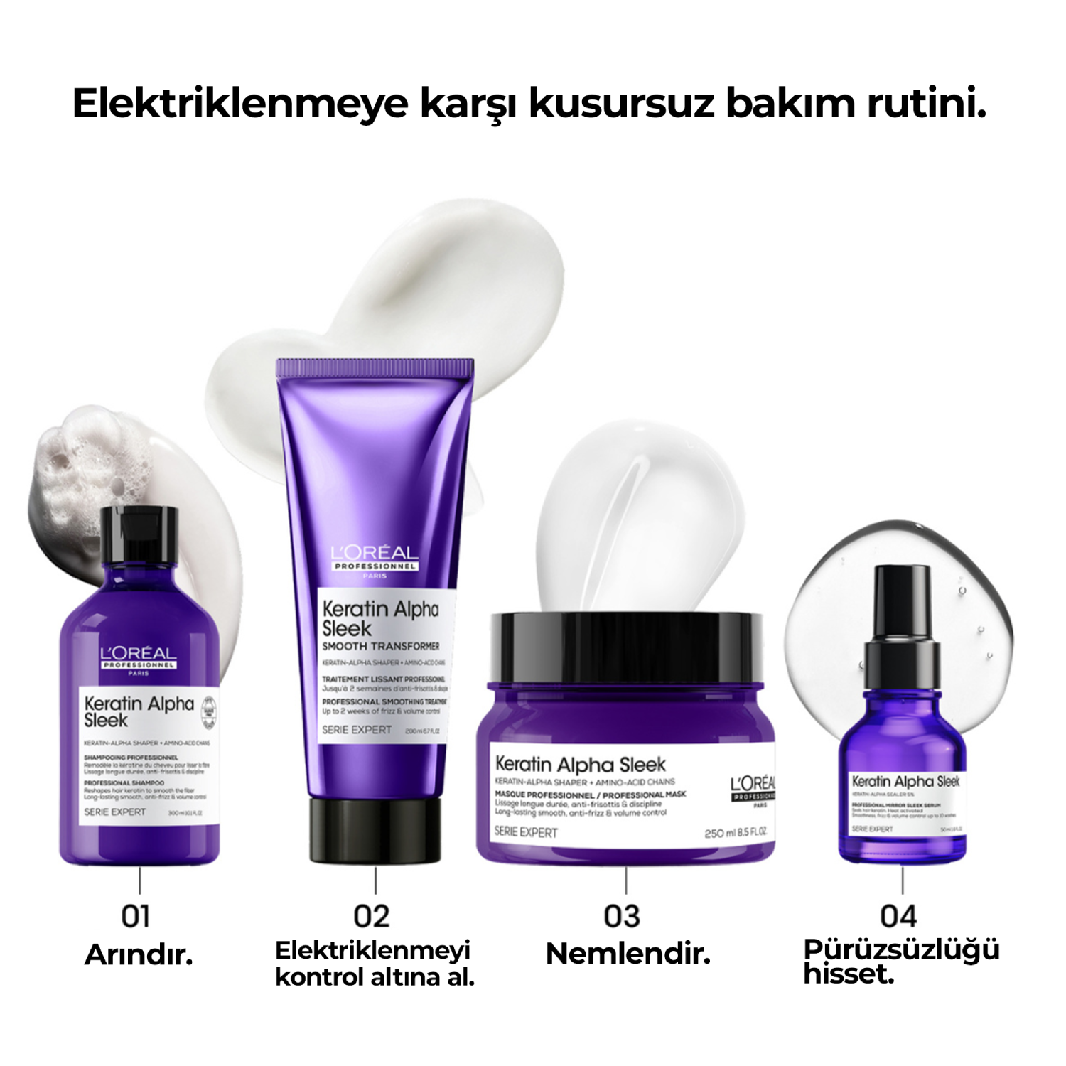 Loreal Keratin Alpha Sleek Bakım Rutini
