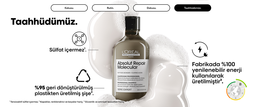 Absolut Repair Molecular Çevre Dostu Taahhüt