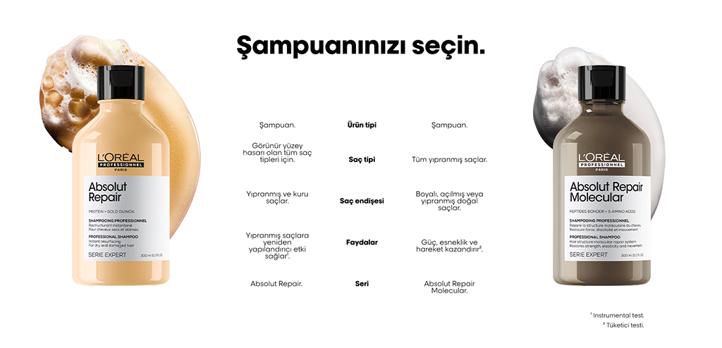 Absolut Repair teknoloji ve bilim buğday proteini ile bakım