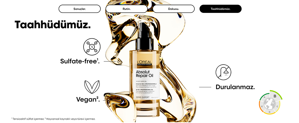Absolut Repair Sulfat Free Vegan Taahhut