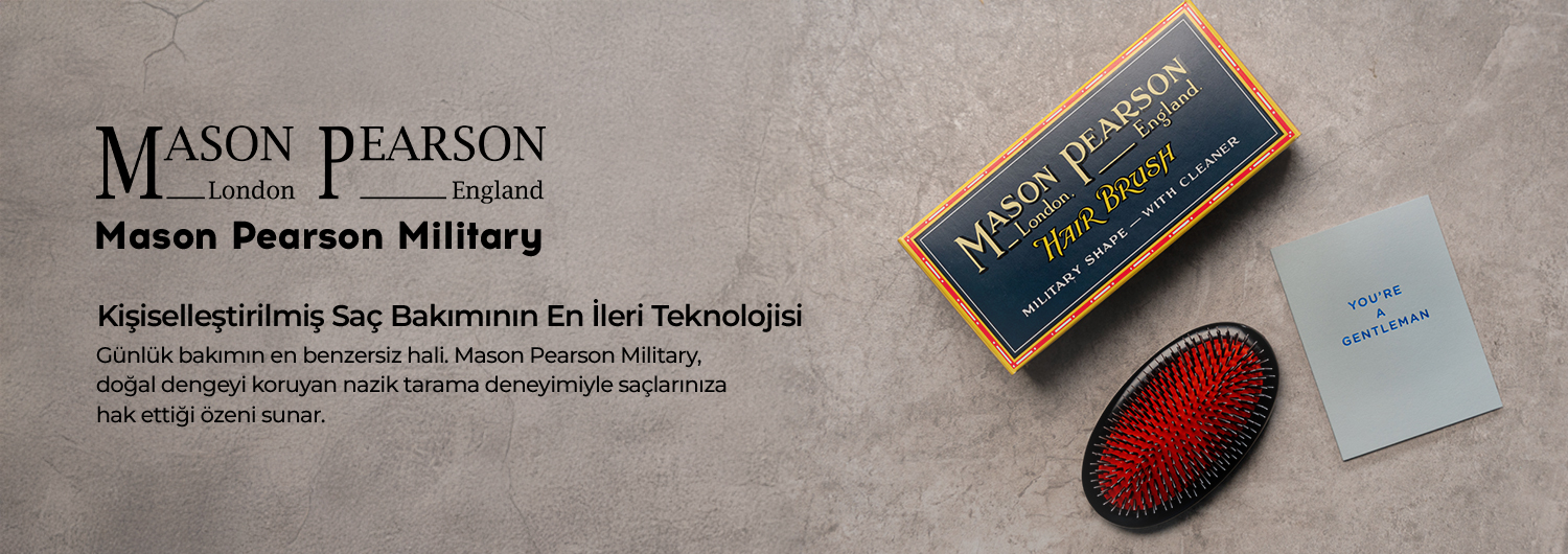 Mason Pearson Military Serisi Sachane Stoklarında