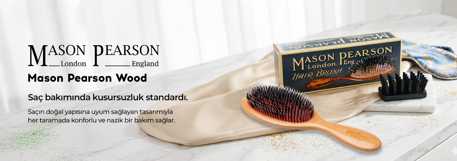 Mason Pearson Wood Serisi Sachane Stoklarında