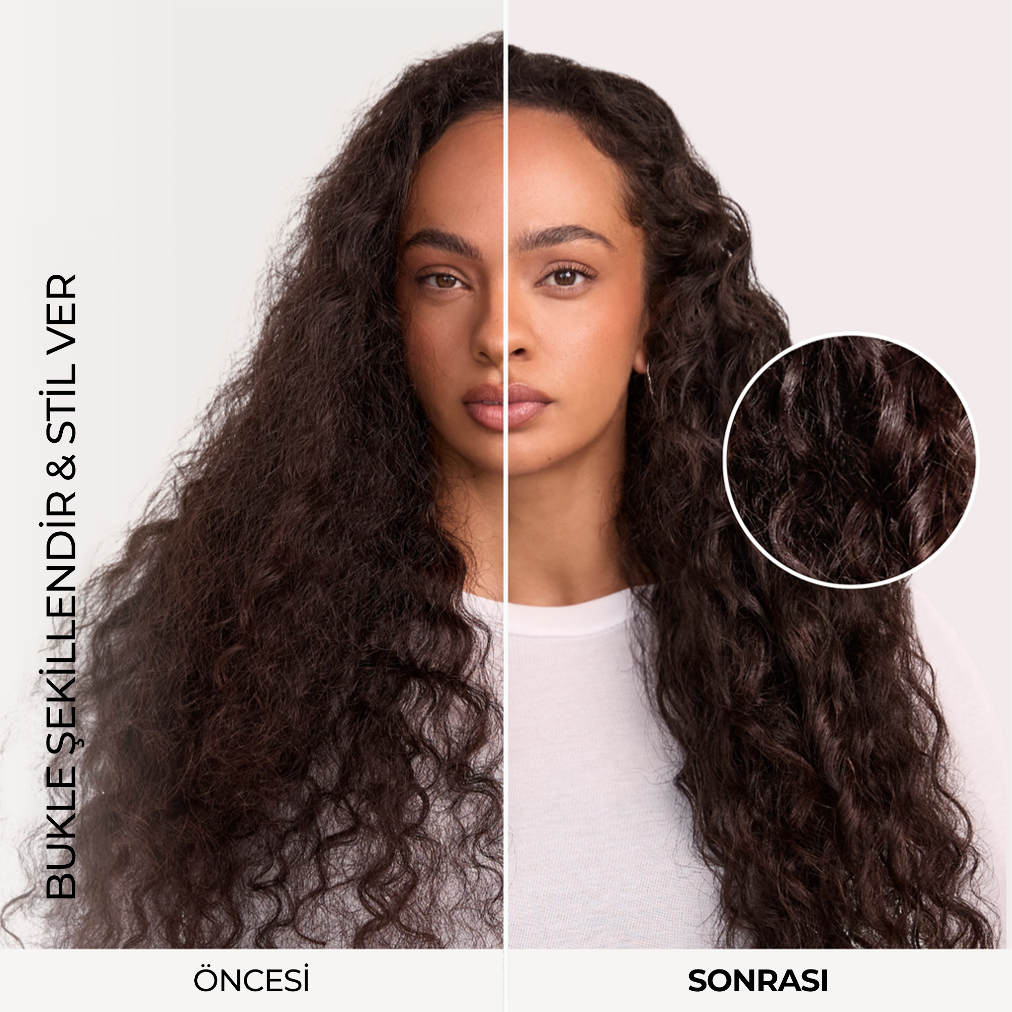 Percy & Reed Curl Sculpt & Style Oncesi ve Sonrasi Etkisi