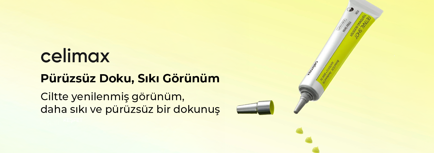 celimax retinal shot tightening booster gözenek ve kırışıklık karşıtı ileri düzey bakım lansmanı