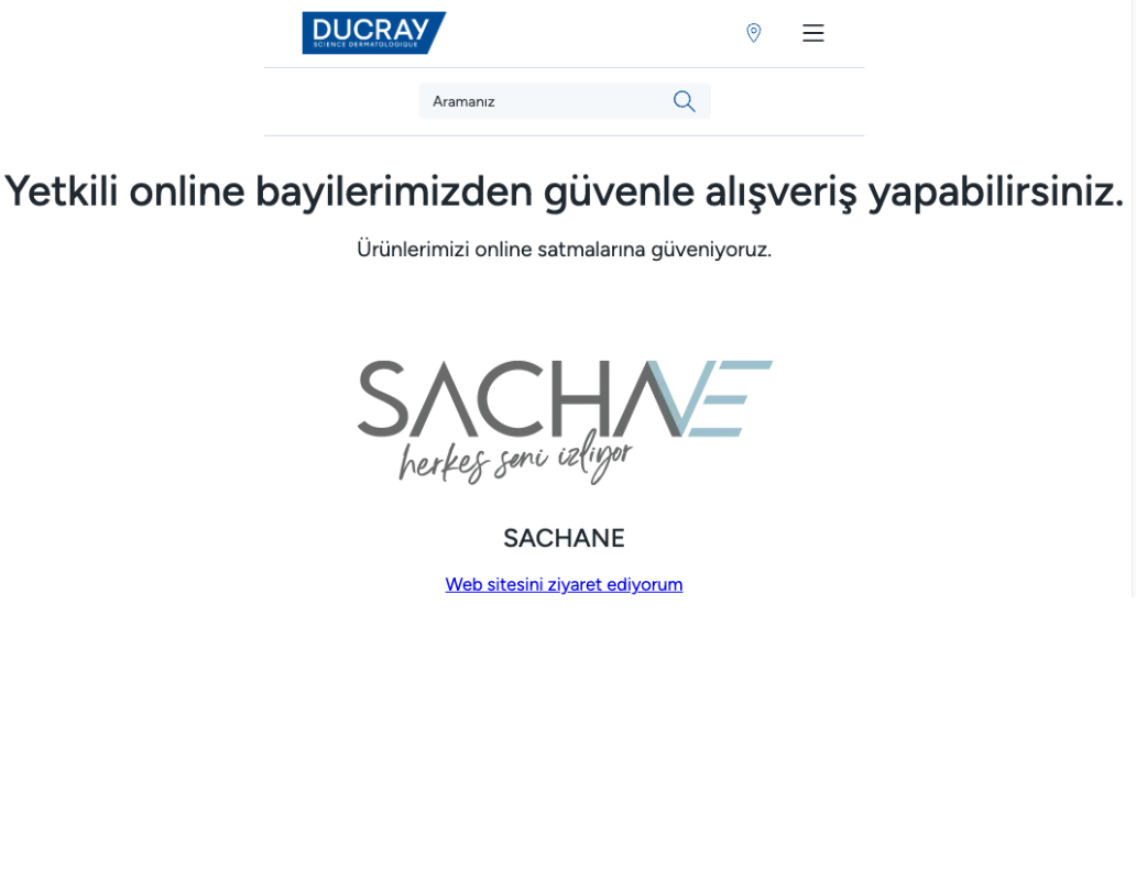 Ducray Yetkili Satıcı Sachane