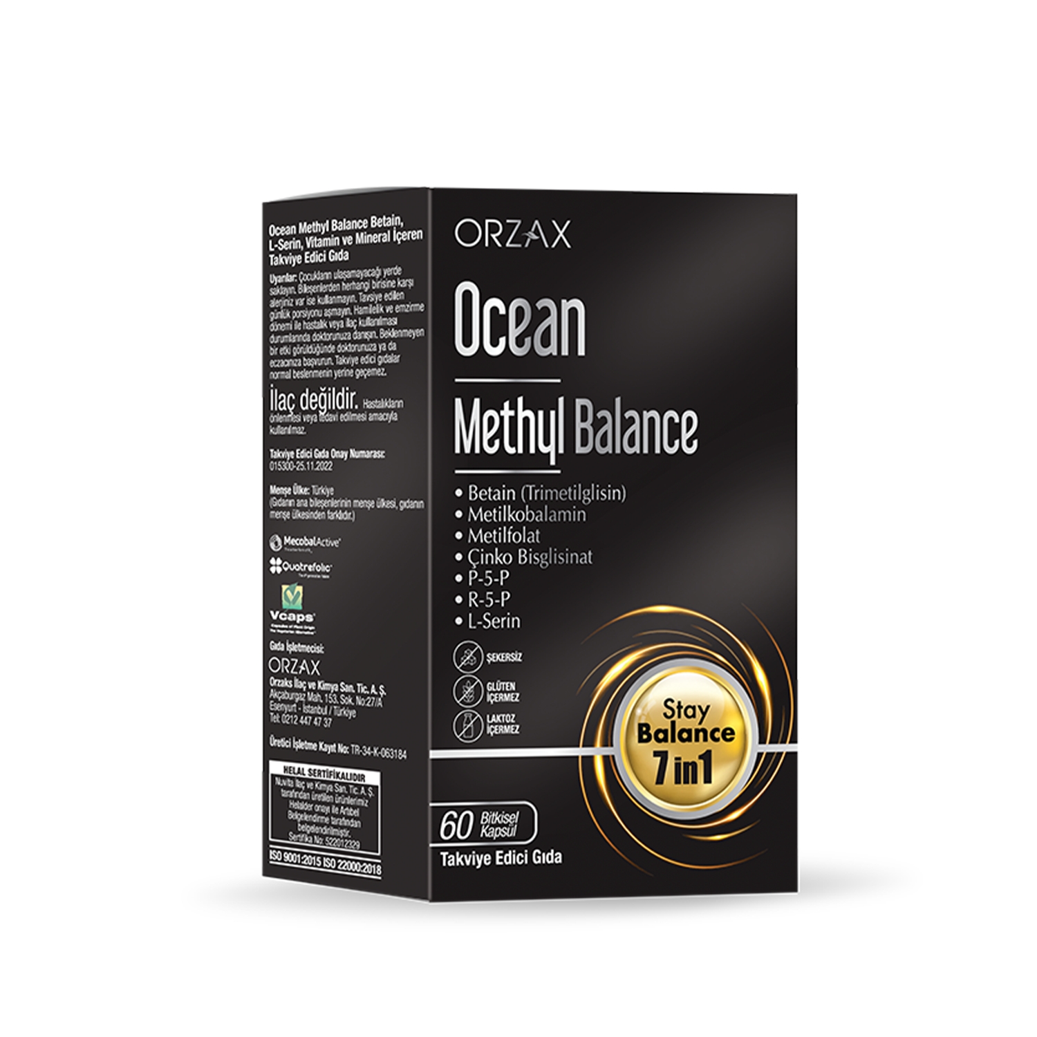 Orzax Ocean Methyl Balance 60 Kapsül | Sachane