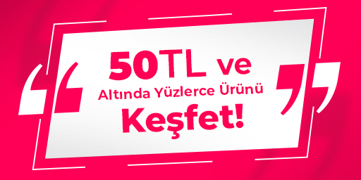<p>Bu kategorideki tüm ürünler 50 TL ve altında fiyata!</p><p>Avantajlarla dolu bu kategorideki ürünlerle fırsatları kaçırma!</p>