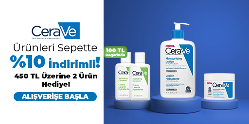 <h3>Kampanya Koşulları:
</h3><p>11 Aralık 2023 Pazartesi günü saat 10:00'a kadar geçerlidir.
</p><p>Bundle kodlu avantajlı setler kampanyaya dahil değildir.
</p><p><span></span>Yalnızca SMS ve E-Posta ile doğrulanmış hesaplar faydalanabilir.
</p><p><span></span>Hesabının aktivasyonu <a class="text-sDarkBlue border-b-2" href="https://sachane.com/hesabim/hesap-ayarlarim/kullanici-bilgilerim" title="Hesap Doğrulama">Hesap Doğrulama</a> linkinden kontrol edebilirsin.
</p><p><span></span>%10 sepet indirimini doğrulamayı yapıp sepete eklediğinizde görebilirsiniz.
</p><p>Hediye ürünlerin sepetinize eklenebilmesi için CeraVe alışveriş tutarı 450 TL ve üzeri olmalıdır.
</p><p>Her müşteri kampanyadan 1 kez yararlanabilir.<br>
</p>