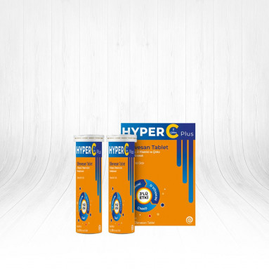 Hiper Farma Hyper C Plus 3'lü Etki 2x10 Efervesan Tablet