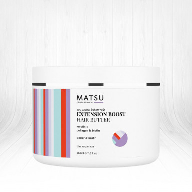 Matsu Extention Boost Hair Butter Yavaş Uzayan Saçlar için Bakım Maskesi 350 ml