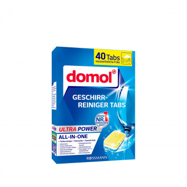 Domol Ultra Power Bulaşık Makinesi Tableti 40 Adet