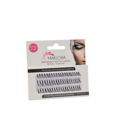 Maklora Natural 80'li Tekli Kirpik Kısa