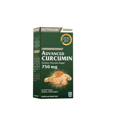 Nutraxin Advanced Curcumin 750 mg 30 Yumuşak Kapsül