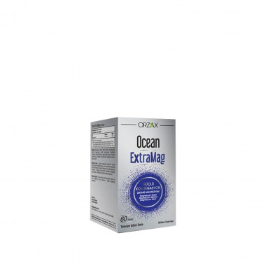 Orzax Ocean ExtraMag Üçlü Kombinasyon Takviye Edici Gıda 60 Tablet