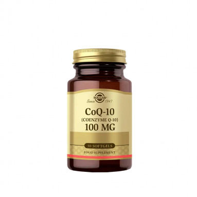 Solgar CoQ-10 Coenzyme 100 mg Koenzim Q10 30 Yumuşak Kapsül