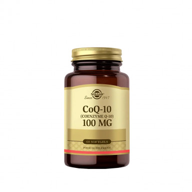 Solgar CoQ-10 Coenzyme 100 mg Koenzim Q10 60 Yumuşak Kapsül
