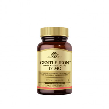 Solgar Gentle Iron 17 mg Demir Takviye Edici Gıda 90 Bitkisel Kapsül