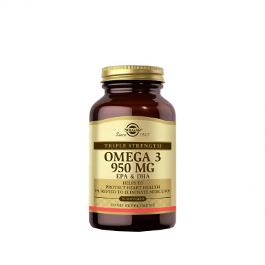 Solgar Omega-3 950 mg EPA ve DHA İçeren 50 Yumuşak Kapsül