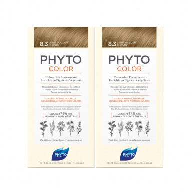PHYTO Phytocolor Bitkisel Saç Boyası 8.3 Sarı Dore x 2 Adet
