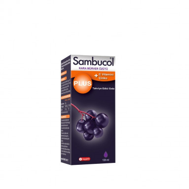 Sambucol Plus Kara Mürver + C Vitamini & Çinko 120 ml