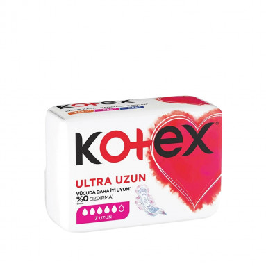 Kotex Ultra Günlük Ped Uzun Tekli Paket 7 Adet