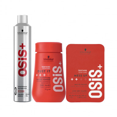 Schwarzkopf Osis+ Güçlü Saç Stilleri Seti: Saç Şekillendirme Sanatında Profesyonele Adım Atın!